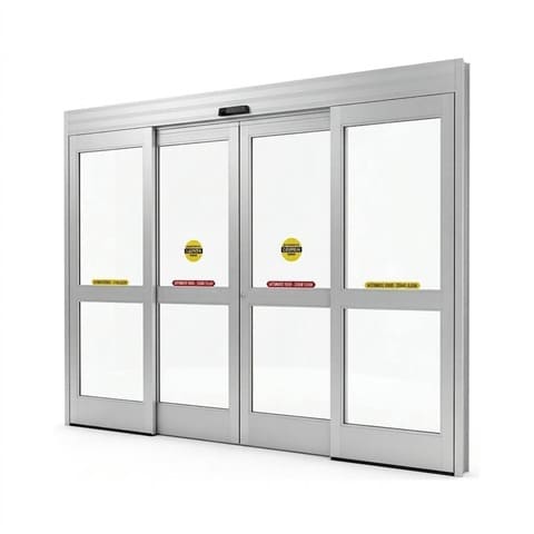 Commercial automatic sliding door repair