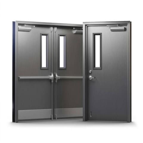 Commercial steel and hollow metal door repair