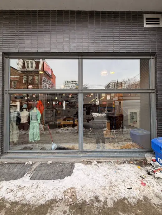 After: Cracked Queen West Storefront Glass Unit Replaced in Toronto - Toronto