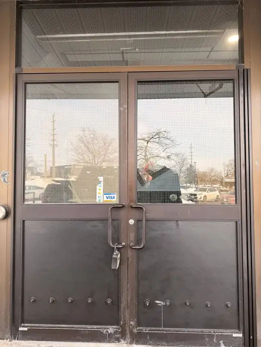 After: The Entrance Needed More Than New Glass - Pickering