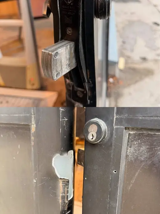 Before: Urban Outfitters Storefront Door Secured After Break-In on Queen St W - Toronto