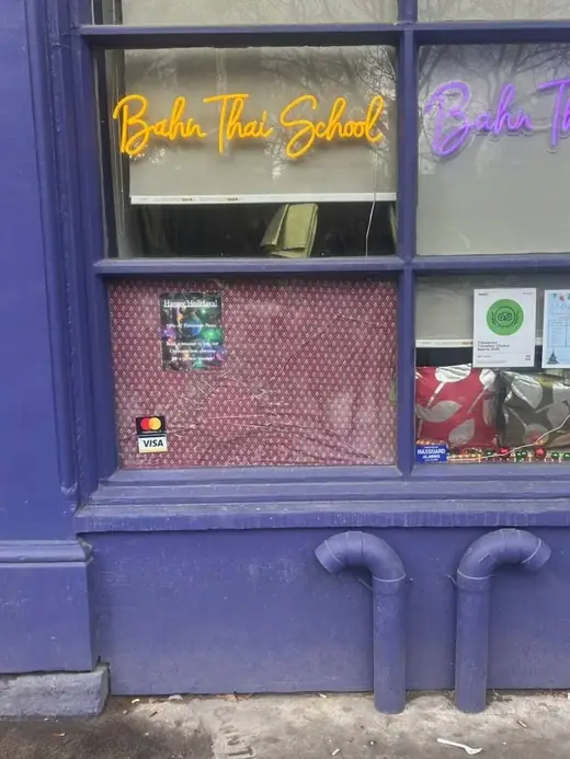 Before: Bahn Thai Spa Storefront Restored Twice near St. James Park, Toronto - St. James Park, Toronto