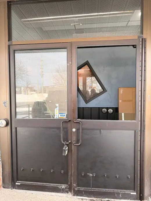 Before: The Entrance Needed More Than New Glass - Pickering