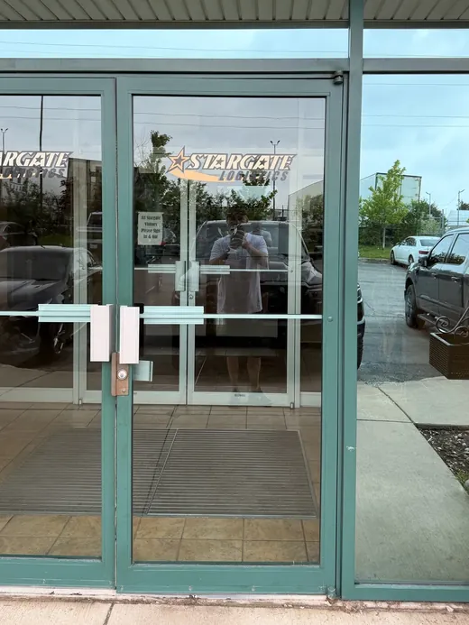 Before: Two Business Doors Needed the Same Repair - Mississauga