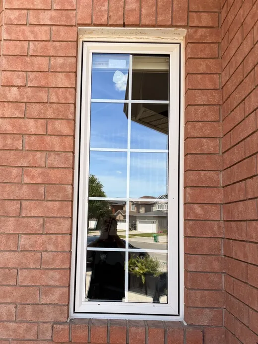 After: Insulated Window Glass with Decorative Grille Replaced in Bolton - Bolton
